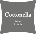 Poduszka pikowana z zamkiem Cottonella 40x40cm