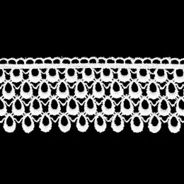 Koronka gipiurowa biała, wys. 5cm, 4G1936
