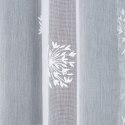 Firanka haftowana pasowa, wys.160cm, kolor biały, 053801
