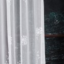 Firanka haftowana pasowa, wys. 280cm, kolor biały 053801