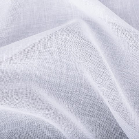 SABINE Firanka z ołowianką, wys.300cm, kolor biały