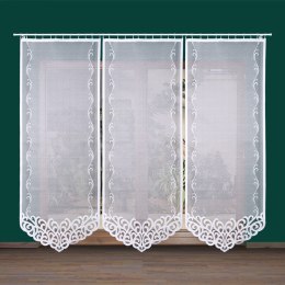 ARUN Panel biały żakardowy konfekcjonowany, 250x90cm, kolor biały ARUN00/000/001/250090/1
