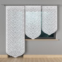 ANIKA Panel biały żakardowy konfekcjonowany, 140x75cm, kolor biały