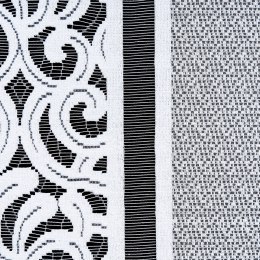 ANNA Panel biały żakardowy konfekcjonowany, 230x90cm, kolor biały