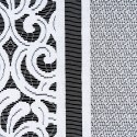 ANNA Panel biały żakardowy konfekcjonowany, 250x90cm, kolor biały