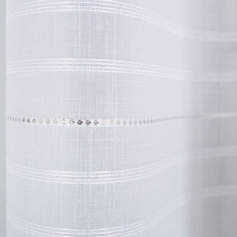 Tkanina dekoracyjna, srebrne pasy po całości szer.150cm 435000