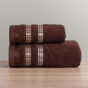 LUXURY ręcznik, 50x90cm, kolor 575 brązowy LUXURY/RB0/575/050090/1