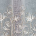BENITA Firanka haftowana, wys.290cm, kolor biały ze złotym haftem