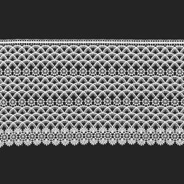 Koronka gipiurowa biała, wys. 30cm, 072967