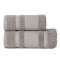 LIONEL ręcznik, 50x90cm, kolor 006 ciemny szary ze srebrną bordiurą LIONEL/RB0/006/050090/1