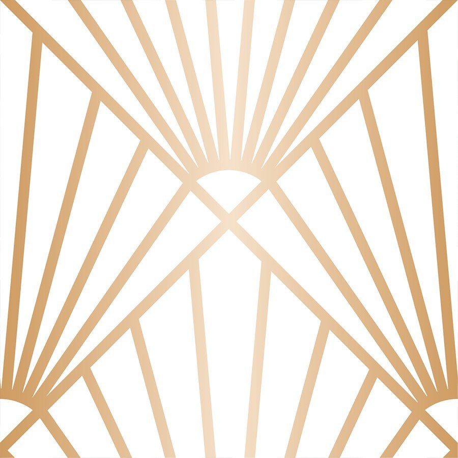 BLENDA Tkanina dekoracyjna OXFORD, obcięta krajka szer.140cm, kolor biały złoty
