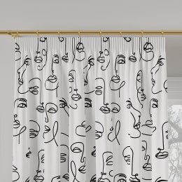 FALINE Tkanina dekoracyjna BLANKO, obcięta krajka szer.140cm, kolor biały