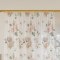 LANOSA Firanka WOAL, obcięta krajka szer.140cm, kolor biały różowy D00002