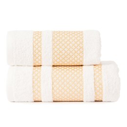 LIONEL ręcznik, 50x90cm, kolor 302 biały ze złotą bordiurą LIONEL/RB0/302/050090/1