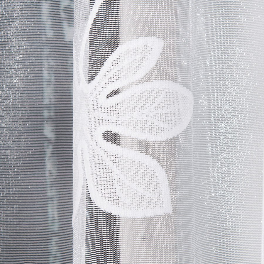 MALTA Firanka konfekcjonowana z błyskiem, 160x300cm, kolor biały 090469