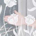 KARINA Firanka konfekcjonowana na prosto z błyskiem, 180x300cm, kolor biały 090264