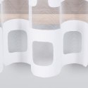 MIRANDA Firanka konfekcjonowana na prosto z błyskiem, 180x400cm, kolor biały 090061