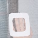 MIRANDA Firanka konfekcjonowana na prosto z błyskiem, 250x200cm, kolor biały 090061