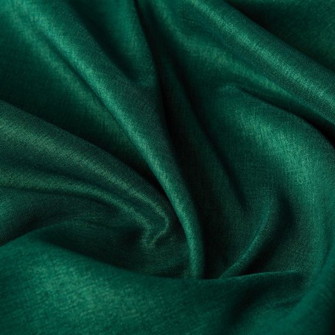 ELLA Tkanina dekoracyjna, wys.300cm, kolor ciemny zielony / butelkowy