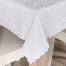 FLORA Obrus wodoodporny, 140x200cm, kolor biały 004790/000/C01/140200/1