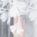 GIRONA Firanka konfekcjonowana na prosto z błyskiem, 180x300cm, kolor biały 001 090386
