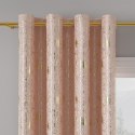 Tkanina dekoracyjna ADRIA, wys.290cm, kolor pudrowy róż z szampańskim nadrukiem