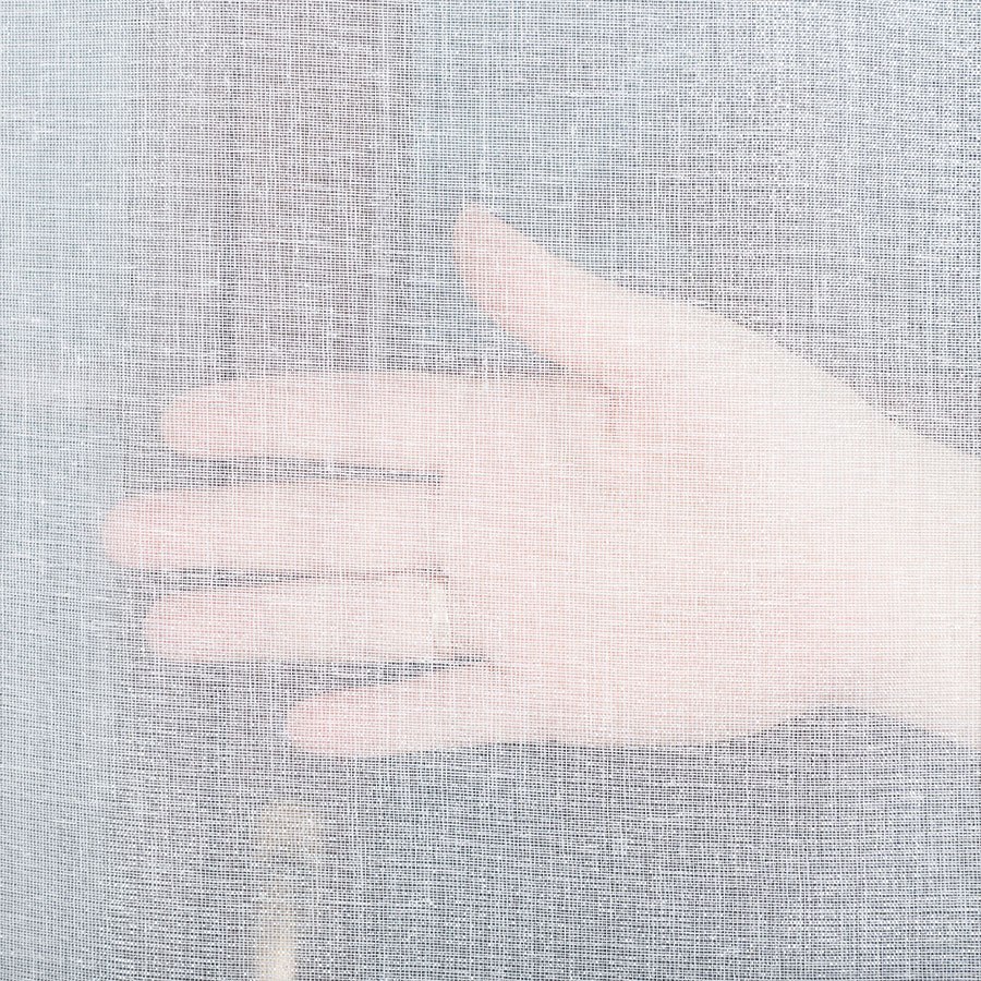 Firanka fantazyjna z ołowianką, wys. 330 cm, kolor biały 000560