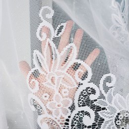 BERENIKA Firanka gotowa, 140x330cm, kolor biały 004304