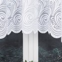 KINGA Firanka żakardowa konfekcjonowana, 160x300cm, kolor biały, 023391