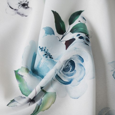 LANOSA Tkanina dekoracyjna OXFORD, obcięta krajka szer.140cm, kolor niebieski D00002