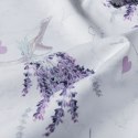 LAWANDULA Tkanina dekoracyjna NINA WODOODPORNA, szer.155cm, kolor biały/srebrny D00062/NIW/002/155000/1