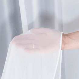 Woal biały z ołowianką, wys.250cm 000101/OLO/001/250000/1