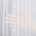Firanka fantazyjna ze wzorem w pionowe paski z ołowianką, wys. 305cm, kolor biały 019656
