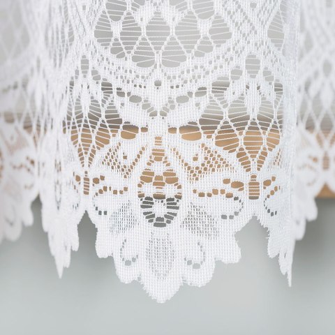 Firanka żakardowa, pasowa, wys.170cm, kolor biały 018982