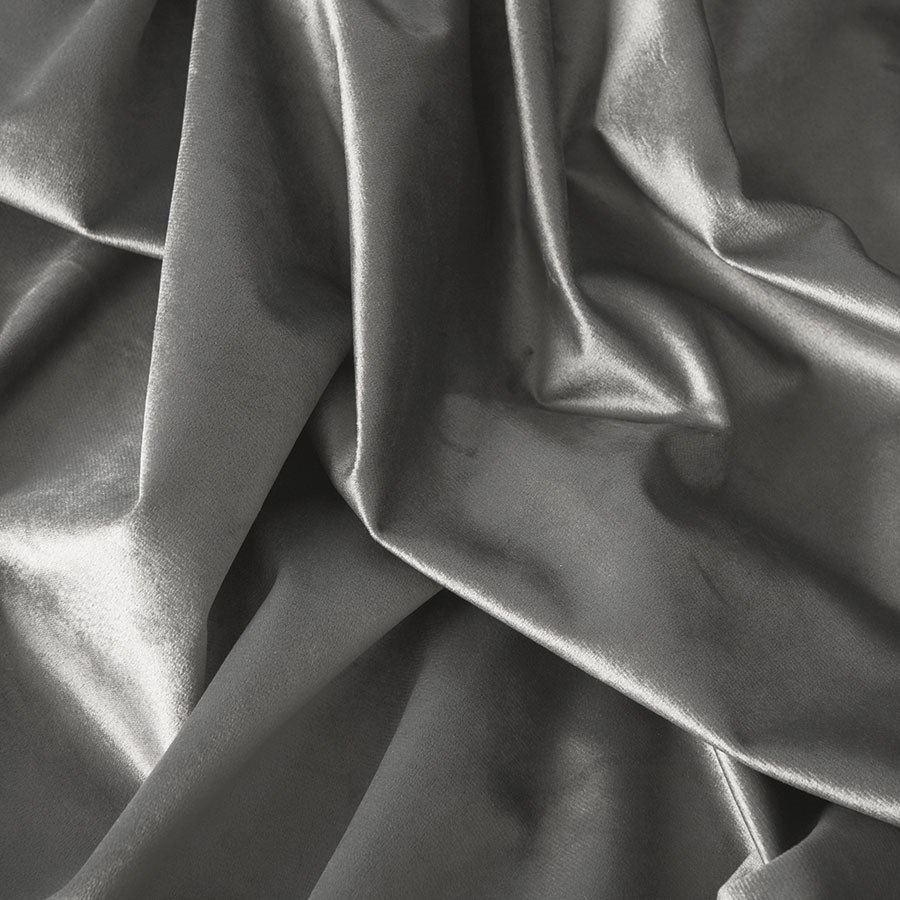 HOLLAND VELVET Tkanina dekoracyjna, wys. 300cm, kolor ciemny szary TD0002