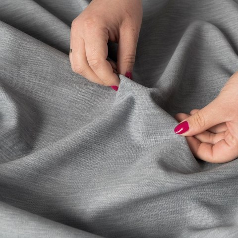 LISA Tkanina na zasłony, wys. 300cm, kolor 016 chłodny szary 004150