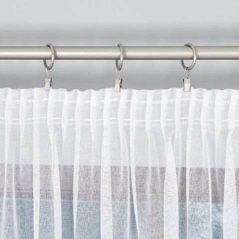 Firanka fantazyjna markizeta z ołowianką, wys.250cm, kolor biały 000433