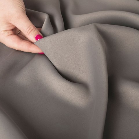 GRETA Tkanina na zasłony typu dimout/blackout, wys. 320cm, kolor chłodny szary 004204