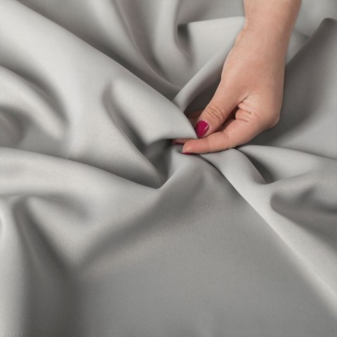 GRETA Tkanina na zasłony typu dimout/blackout, wys. 320cm, kolor jasny szary 004204