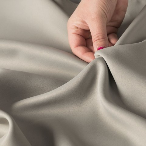 GRETA Tkanina na zasłony typu dimout/blackout, wys. 320cm, kolor szaro-beżowy 004204