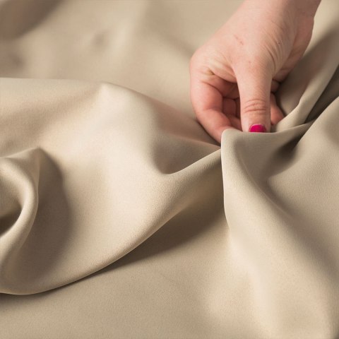 GRETA Tkanina na zasłony typu dimout/blackout, wys. 320cm, kolor chłodny kremowy 004204