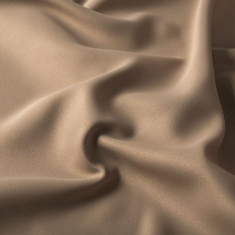 GRETA Tkanina dekoracyjna typu dimout/blackout, wys. 320cm, kolor jasny brązowy 004204