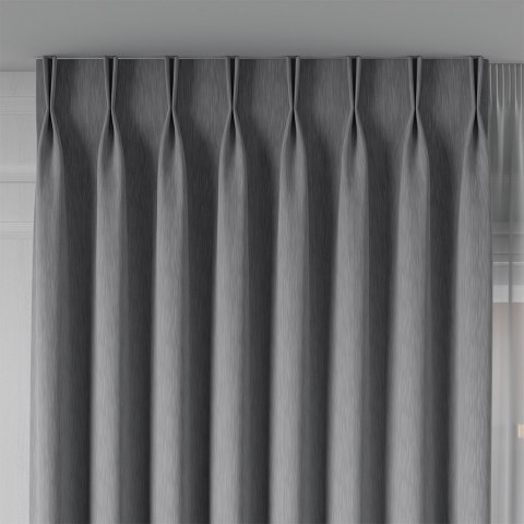 LISA Tkanina na zasłony, wys. 300cm, kolor 014 popielaty 004150