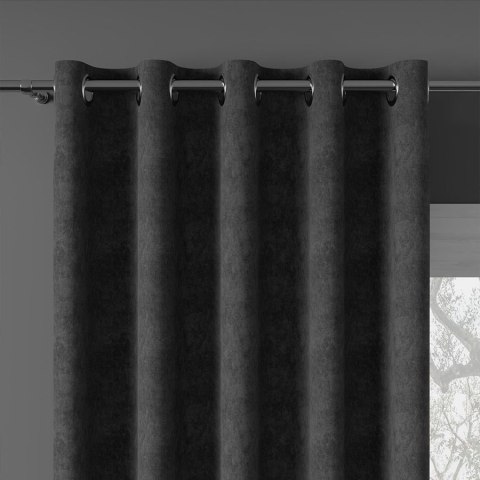 MILAS Tkanina na zasłony, wys. 290cm, kolor 800 ciepły grafitowy