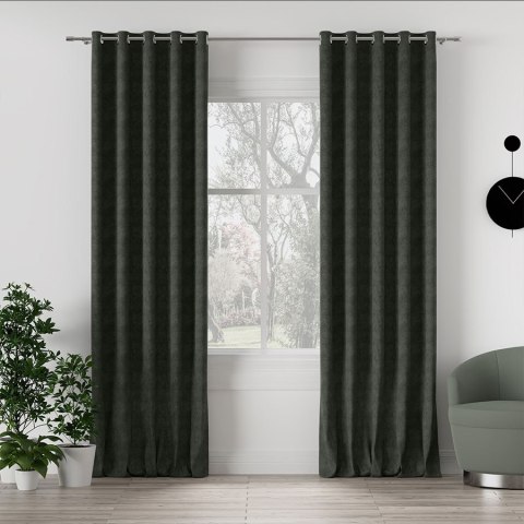MILAS Tkanina na zasłony, wys. 290cm, kolor 801 grafitowy