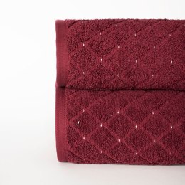 OLIWIER ręcznik 50x90cm kolor ciemno czerwony/burgundowy R00001/RB0/009/050090/1