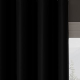 DONA Tkanina dekoracyjna blackout, wys. 300cm, kolor czarny DONA00