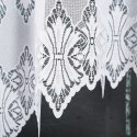 EMILIA Firanka żakardowa gotowa fala, 120x340cm, kolor biały 181040/FBF/001/340120/1