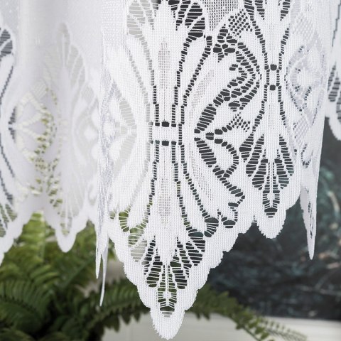 EMILIA Firanka żakardowa gotowa fala, 140x340cm, kolor biały 181040/FBF/001/340140/1