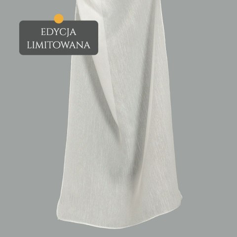 Firanka fantazyjna z ołowianką, wys. 300cm, kolor kremowy 318331